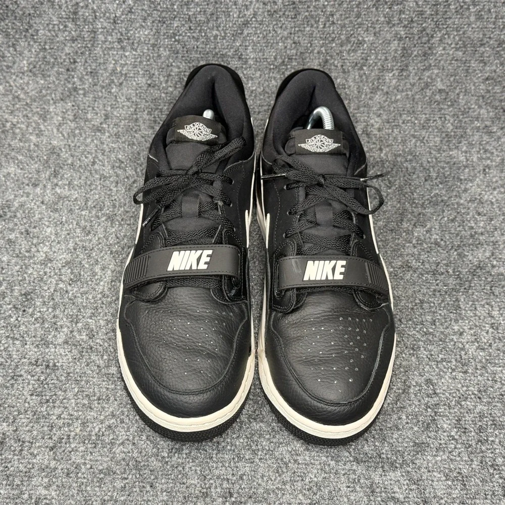 Jordan Legacy 312 Low Shoes Men's 13 Black Leather Low Lace Retro‎ Sneakers